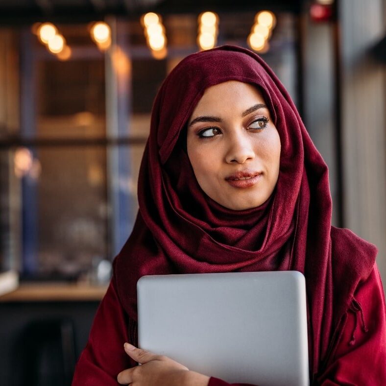 Business Hijab Woman
